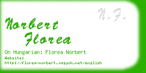 norbert florea business card